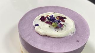 Мини чизкейк черника-ваниль