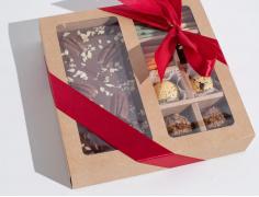 Набор 2 трюфеля, 2 корпусных конфеты, мини плитки, и плитка шоколада