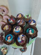 Капкейки для девочки с принцессами