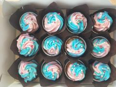 Капкейки для гендер-пати