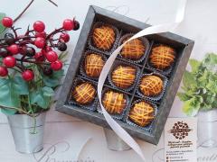 Набор 9 конфет сырные трюфели "Тыква - анис - апельсин"