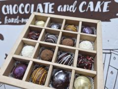 Подарочный набор 16 конфет сырные трюфели ассорти