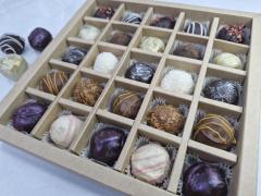 Подарочный набор 25 конфет сырные трюфели ассорти